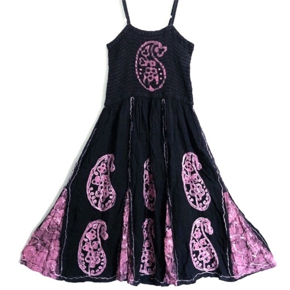 batik beach dress